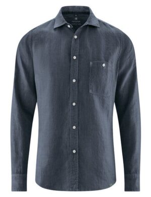 HempAge Schmales Langarmhemd 100% Hanf