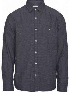 KnowledgeCotton Apparel Larch Langarm Hemd double layer