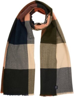 KnowledgeCotton Apparel Schal kariert aus recyceltem Material