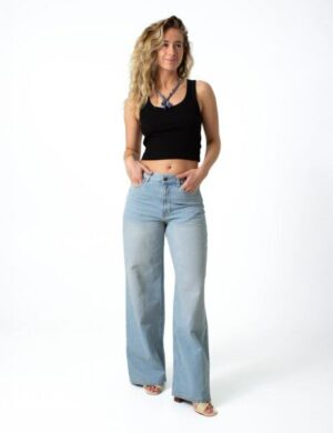 Kuyichi HARPER Loose Flare Jeans (light blue)