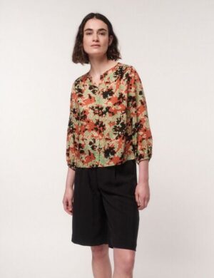 LANIUS Bluse Print Powerful Bloom aus TENCEL