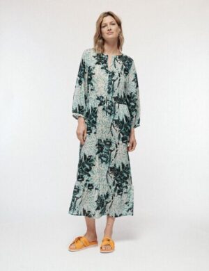 LANIUS Midikleid Print Vintage Flower