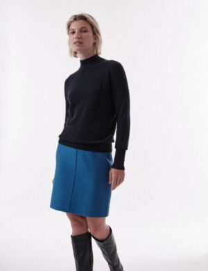 LANIUS Rollkragenpullover aus Bio-Baumwolle