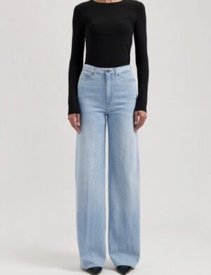 MUD Jeans Damen Jeans Loose Fit Sara – Stone Vintage