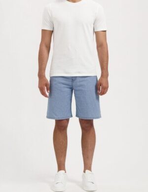 MUD Jeans Herren Jeans James Summer Short – Stone Vintage