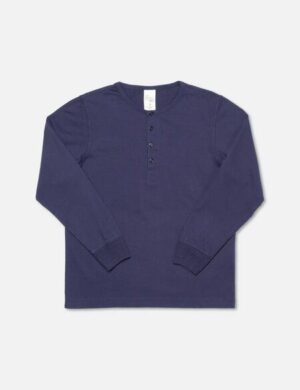 Nudie Jeans Herren Langarm-Shirt aus Biobaumwolle LS Henley