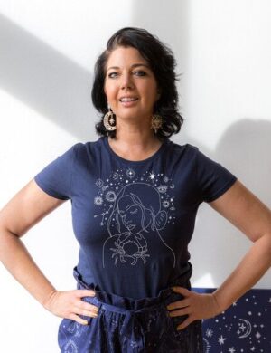 Sophia Schneider-Esleben T-Shirt Zodiac, Damen T-Shirt aus Bio-Baumwolle