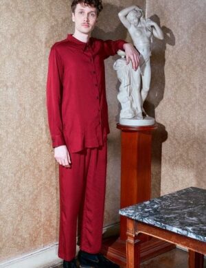 Sophia Schneider-Esleben Unisex Shirt Lui – Unisex Hemd Damenhemd und Herrenhemd aus Bambus Viscose