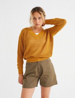 thinking mu Shorts – Gardenia – aus Bio-Baumwolle