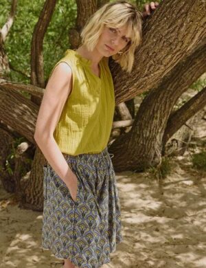 TRANQUILLO Bluse Lauraa aus Slub Musselin GOTS (1180007)