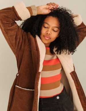 TWOTHIRDS Raglanjacke Vegan HAUA aus Bio-Baumwollkord