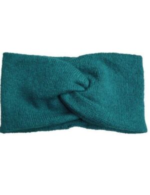 WiDDA berlin Taubenblaues Strickstirnband DOVE aus DEAD STOCK FABRIC