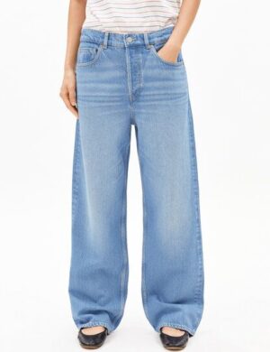 ARMEDANGELS HAAYI Damen Baggy Jeans Hanf-Mix