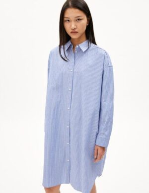 ARMEDANGELS PFILEAA STRIPE Damen Webkleid aus Bio-Baumwolle