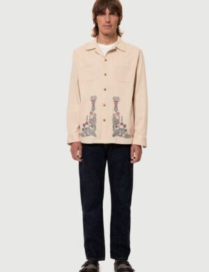 Nudie Jeans Hemd Vincent Floral aus Bio-Baumwolle