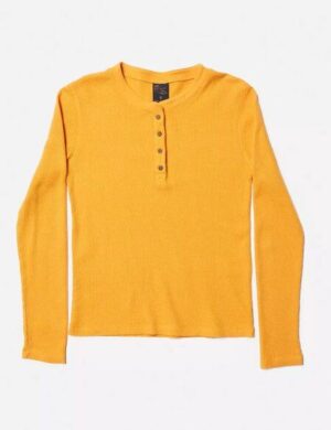 Nudie Jeans Mira Henley Waffle