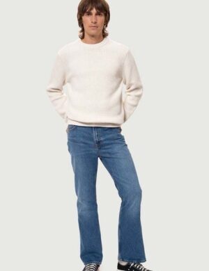 Nudie Jeans Strickpullver August Rib Cotton