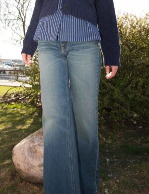 Nudie Jeans Wide Heidi Jeans – Summer Shadow