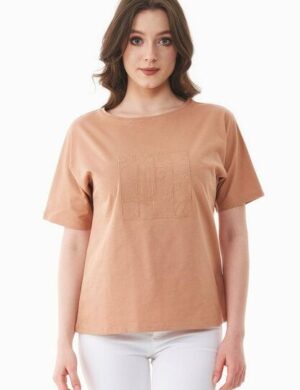 ORGANICATION T-Shirt aus Bio-Baumwolle mit Stickerei