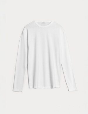 SANVT Das Langarm T-Shirt – Weiss