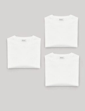 SANVT Das Perfekte T-Shirt – Weiss (3 Pack)