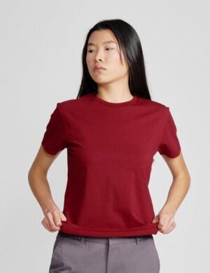 SANVT Das Unisex T-Shirt – Dunkelrot