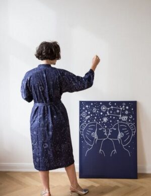 Sophia Schneider-Esleben Dress Lena, Zodiac – Damenkleid aus Bio-Baumwolle