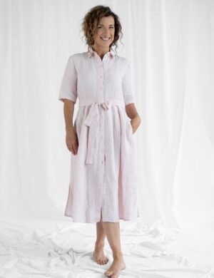 Sophia Schneider-Esleben Dress Marie, Quarz – Damenkleid aus Bio-Baumwolle