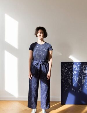 Sophia Schneider-Esleben Paperbag, Zodiac – Hose aus Bio-Baumwolle