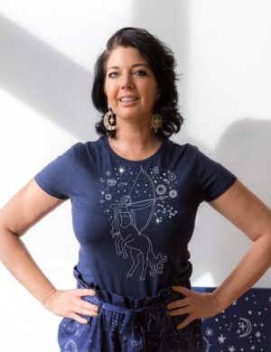 Sophia Schneider-Esleben T-Shirt Zodiac, Damen T-Shirt aus Bio-Baumwolle