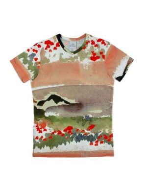 Sophia Schneider-Esleben Unisex T-Shirt Mio, Mohn – Unisex T-Shirt aus Bio-Baumwolle