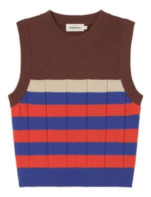 thinking mu Damen Weste – Sherry Knitted Vest – aus Baumwolle