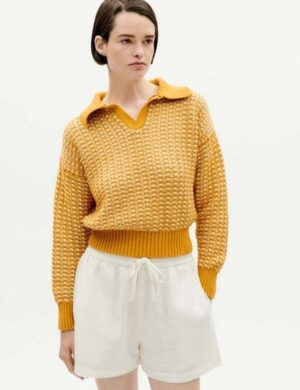 THINKING MU Shorts Geranio Loop undyed