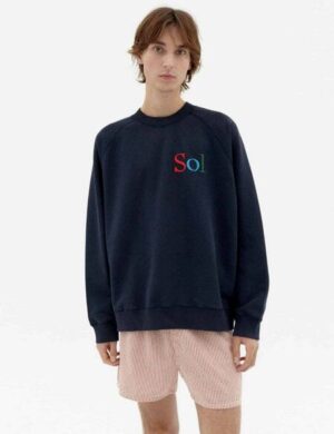 thinking mu Sol Type Pepe – Herren Sweatshirt aus Bio-Baumwolle