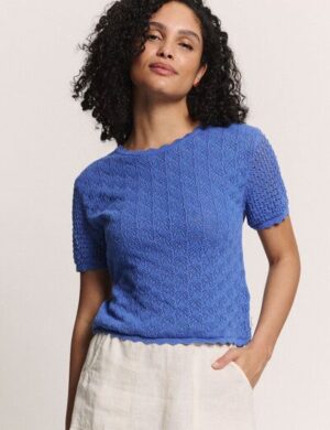 TRANQUILLO Ajour Pullover Emmaa aus Bio-Baumwolle (1200001)