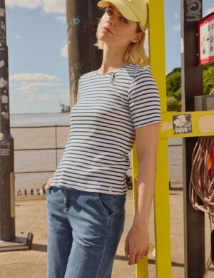 TRANQUILLO Kurzarm Ringelshirt Lillyy aus Tencel (1010005)