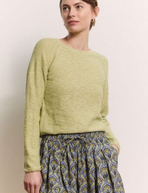 TRANQUILLO Slub Strick-Pullover Idaa GOTS (1200002)