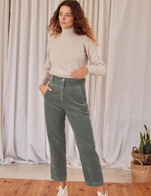 TWOTHIRDS Cordhose Vegan Ontong aus Bio-Baumwolle