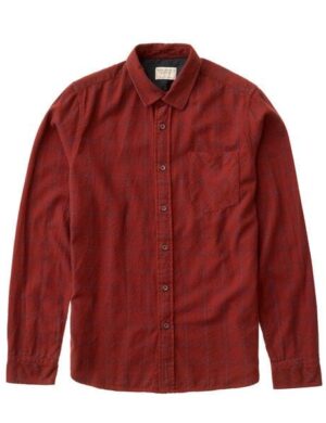 Nudie Jeans Henry Flannel Check rot