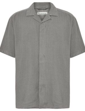 KnowledgeCotton Apparel Kurzarm-Hemd Relaxed