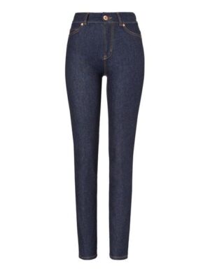 goodsociety Womens High Rise Slim Jeans Raw One Wash