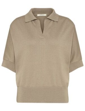 Wunderwerk Damen Poloshirt aus Bio Baumwolle Polo fineknit 1/2