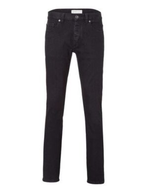 goodsociety Mens Slim Straight Jeans Black One Wash