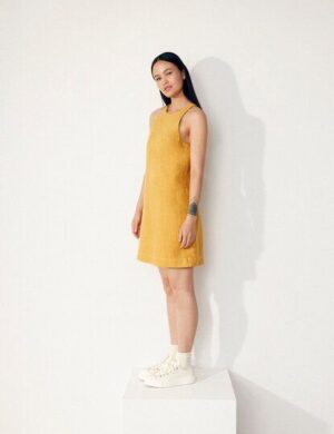 Givn Berlin Kurzes Kleid GBYUNA aus Leinen