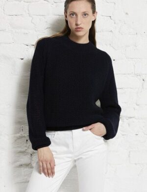 Wunderwerk Damen Pullover aus Bio Baumwolle Turtleneck knitmix