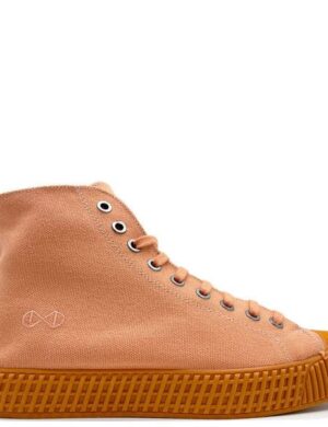 Veganer Sneaker nat-2 Mono aus zert. Biobaumwolle, Bambus, Kork, Zuckerrohr und rec. Gummi