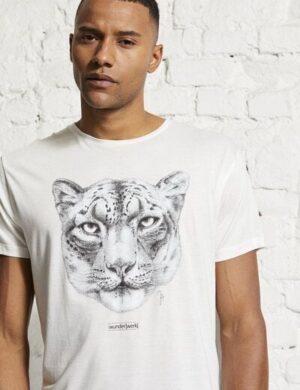 Wunderwerk Herren Tee Tee snow leopard donation male