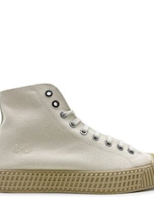 Veganer Sneaker nat-2 Mono aus zert. Biobaumwolle, Bambus, Kork, Zuckerrohr und rec. Gummi MEN