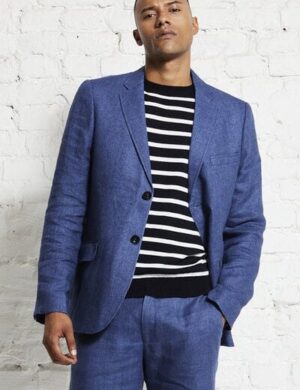 Wunderwerk Herren Blazer aus 100% Leinen Linen Blazer male