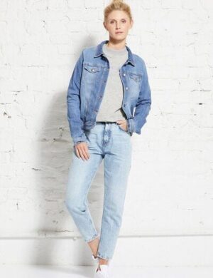 Wunderwerk Denim jacket eco bleach